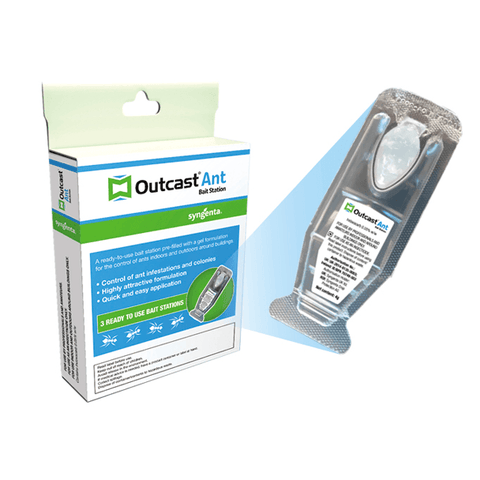 Professional Ant Trap - Outcast Ant Gel Bait Station - Black Garden Ants Killer (Pack of 3) - Moth Control Professional Ant Trap - Outcast Ant Gel Bait Station - Black Garden Ants Killer (Pack of 3) - Moth Control