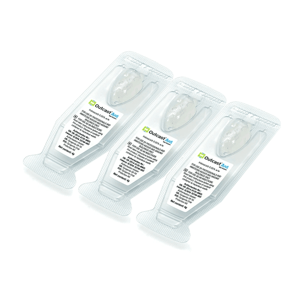 Professional Ant Trap - Outcast Ant Gel Bait Station - Black Garden Ants Killer (Pack of 3) - Moth Control Professional Ant Trap - Outcast Ant Gel Bait Station - Black Garden Ants Killer (Pack of 3) - Moth Control