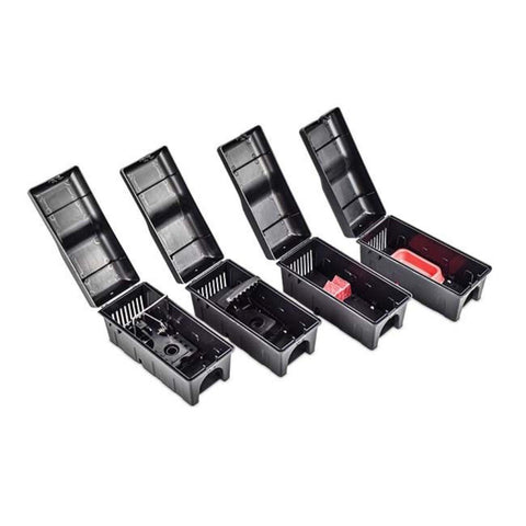 Rat Snap Trap with Discreet Bait Box - NO POISON SOLUTION - Safer than Poison - Pet & Child safe (2 Solo Boxes + 2 Rat Snap Traps)** - Moth Control Rat Snap Trap with Discreet Bait Box - NO POISON SOLUTION - Safer than Poison - Pet & Child safe (2 Solo Boxes + 2 Rat Snap Traps)** - Moth Control
