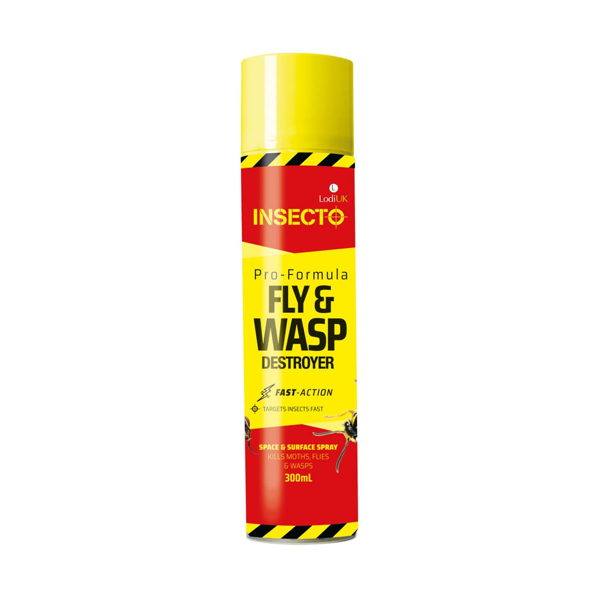 Insecto Pro Formula Fly & Wasp Killer Spray – 300ml Aerosol