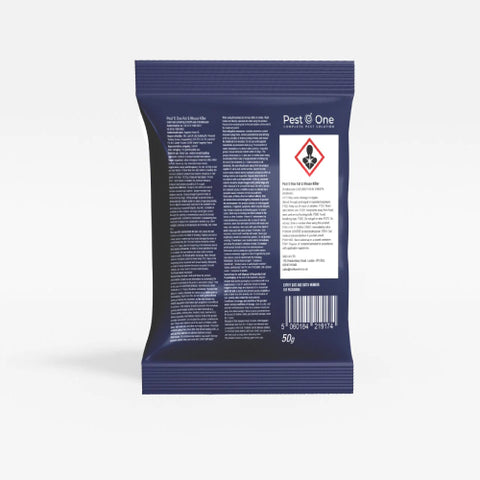 Rat & Mouse Poison Grain Bait (3x50g) - Moth Control