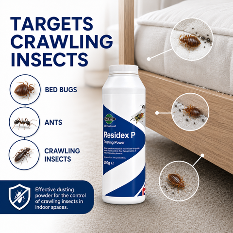 Residex Dusting Powder 300g | Permethrin 0.5% | HSE Approved