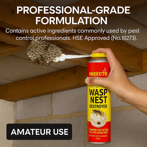 Wasp Nest Destroyer Foam Spray 300ml – Fast Acting Wasp Control
