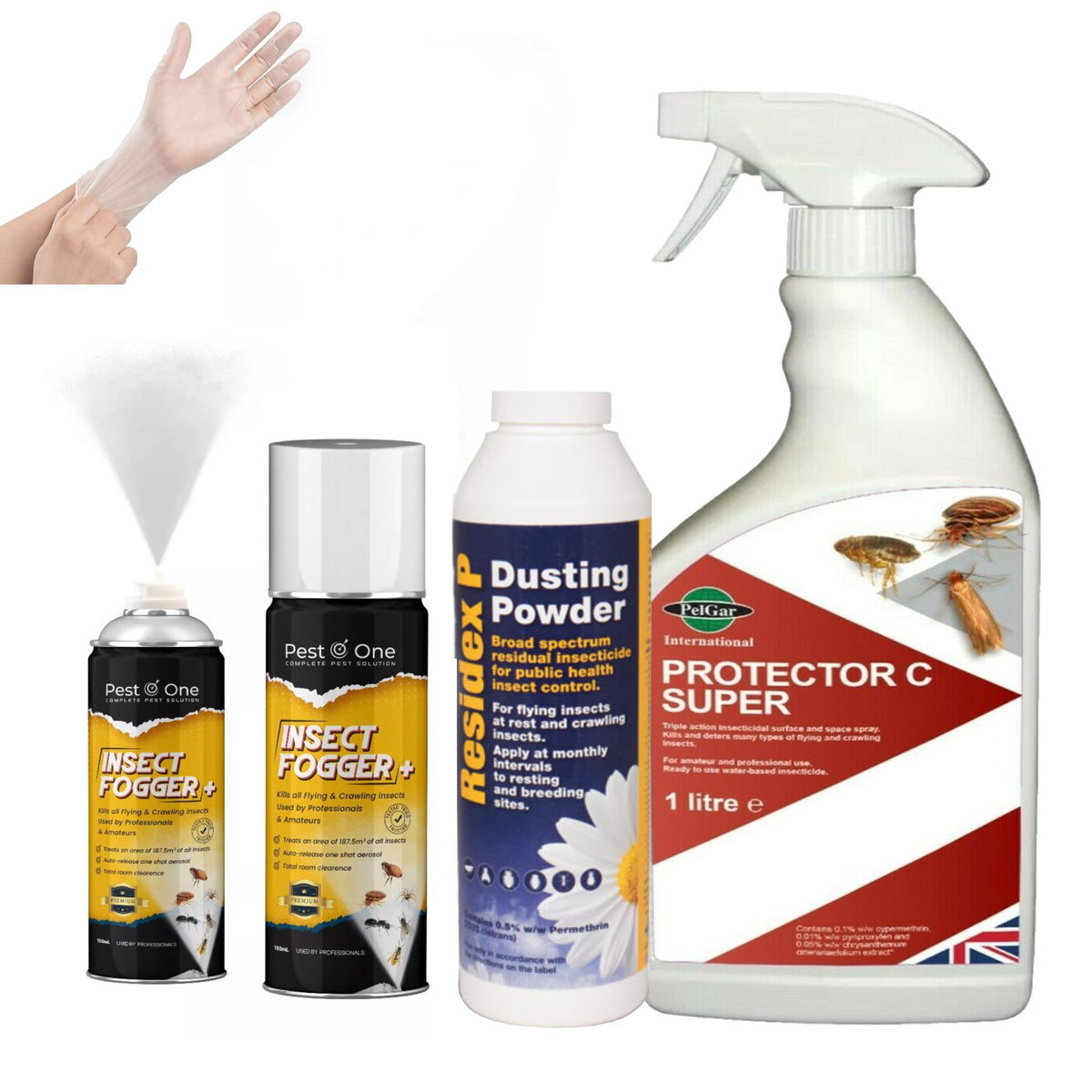 Cluster Fly Killer Kit (with Foggers) Professional Products for Home or Loft Atic