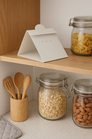 2-in-1 Clothes & Pantry Moth Traps | Non-Toxic Pheromone Monitor