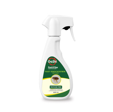 Oa2Ki Flea Area Spray 500ml – Water Based Low Odour Indoor Surface Spray