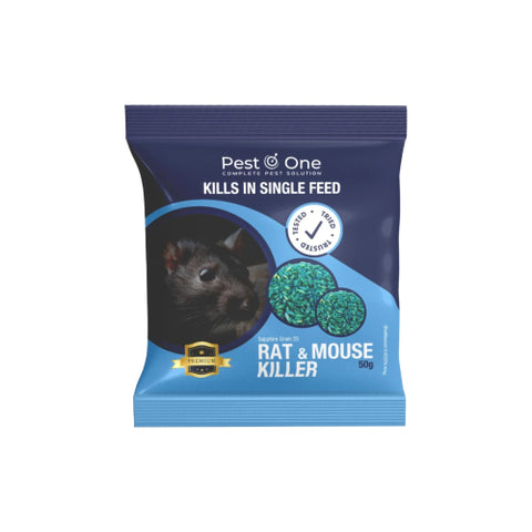 Rat & Mouse Poison Grain Bait (3x50g) - Moth Control
