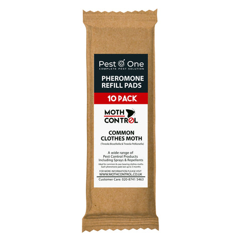 100x Clothes Moth Trap Refill Pads – Non-Toxic Monitoring Pack