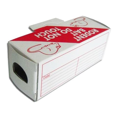 Cardboard Rodent Bait Boxes – Wax-Coated (Pack of 5)