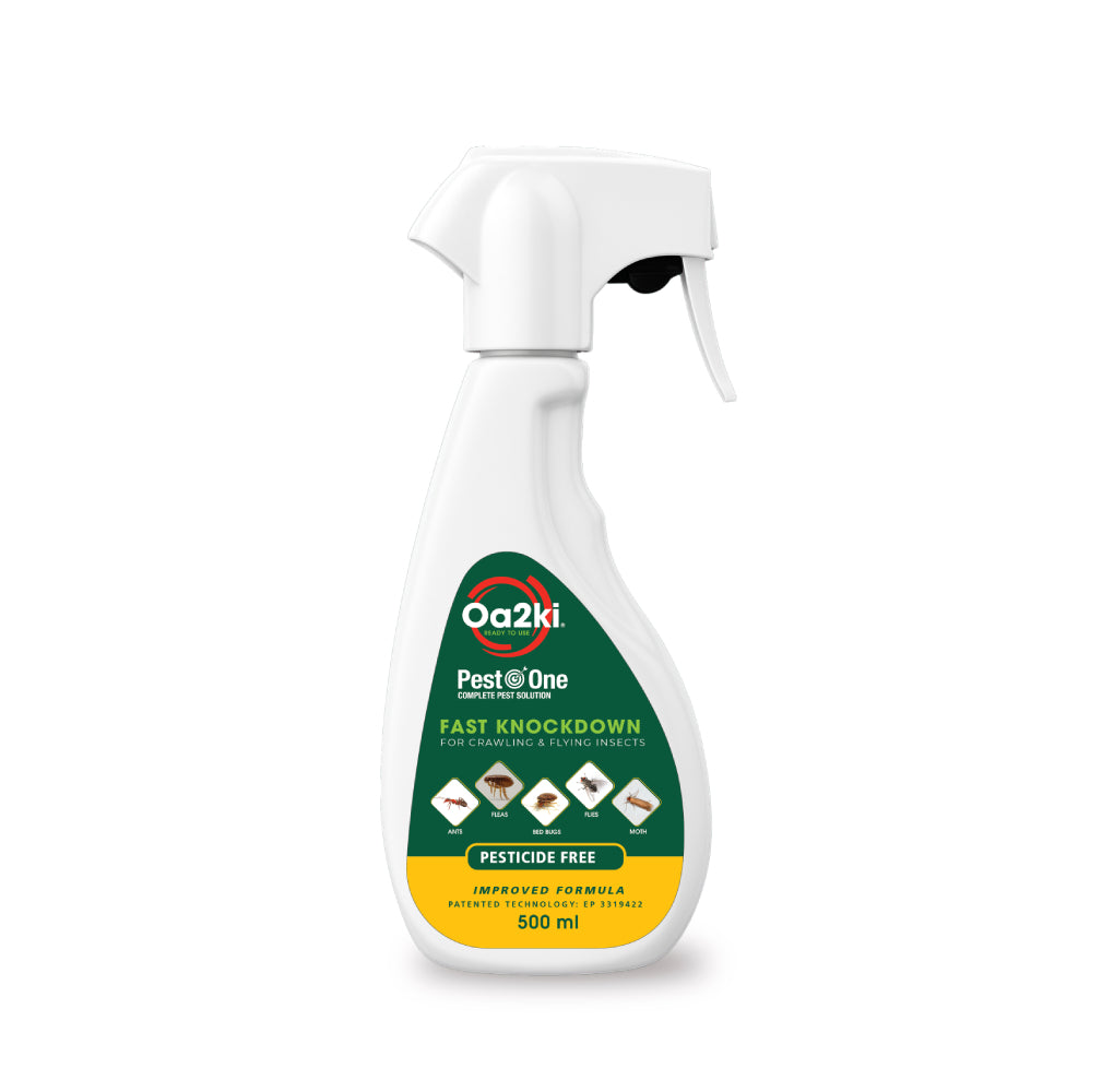 Oa2Ki Household Insect Area Spray 500ml – Water Based Low Odour Indoor Surface Spray