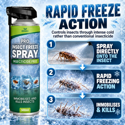 Freeze Spray Insect Killer – Natural, Non-Toxic, 500ml | Organ X