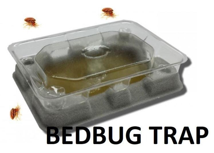 Bed Bug Trap Detector Traps Kills Bed Bugs Poison Free Killer Monitor Bed Bugs- Pack of 4 - Moth Control