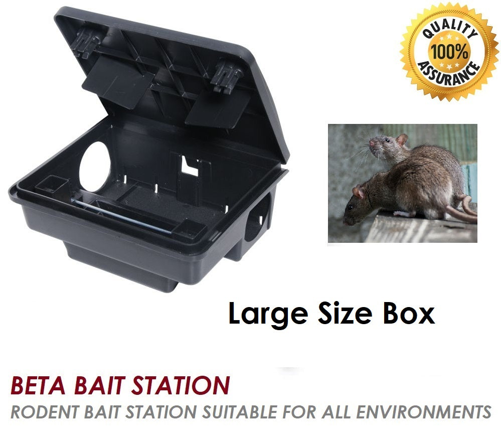 Rodent Box Trap Station - Professional Rat Mice Mouse Bait Station No Poison or Bait Include Rodent Control (Pack of 20) - Moth Control