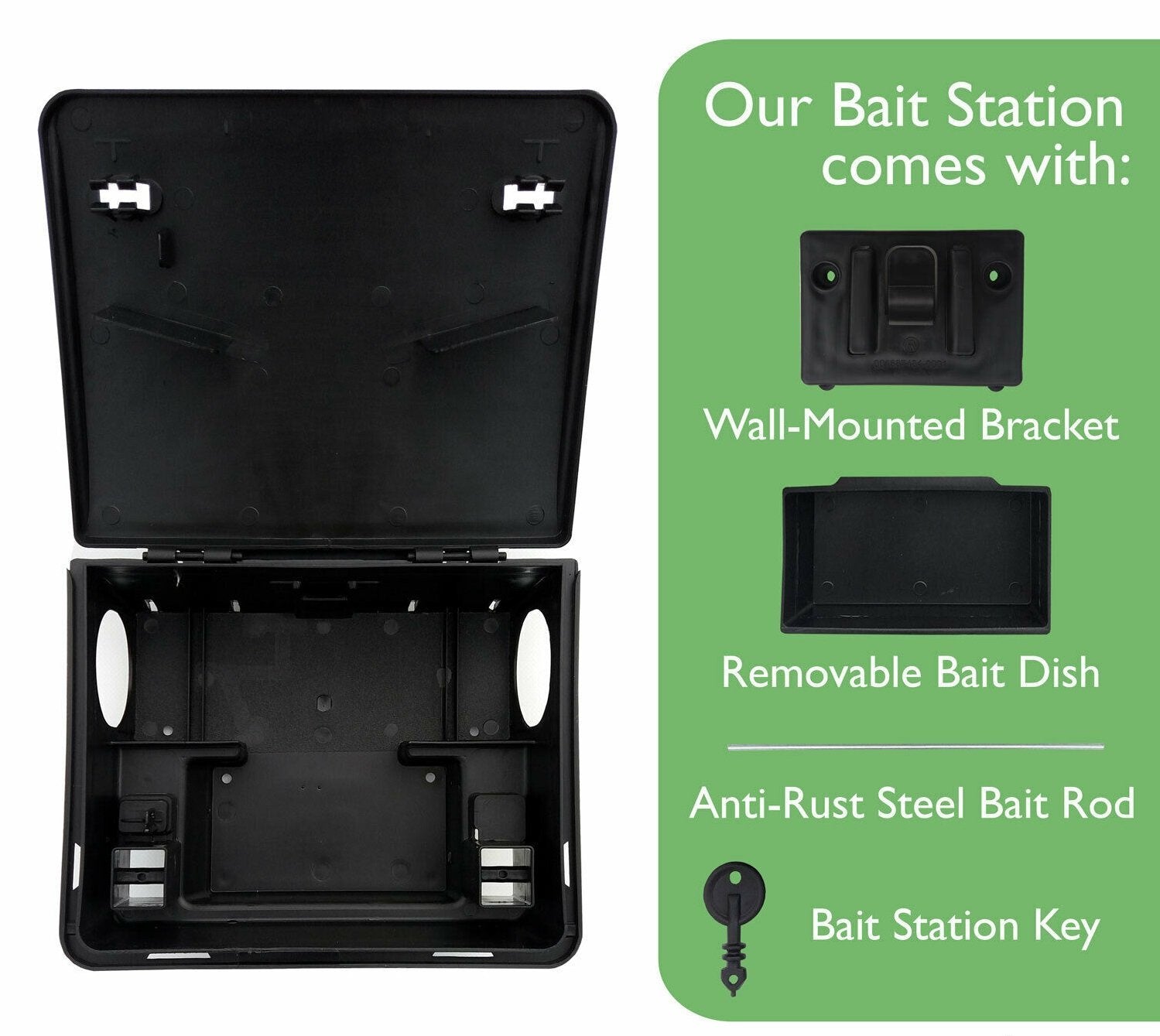 Rodent Box Trap Station - Professional Rat Mice Mouse Bait Station