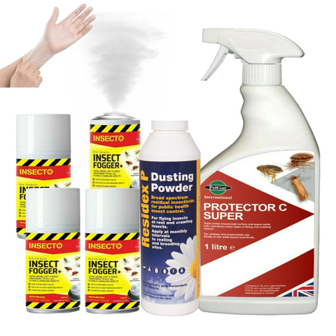 Cluster Fly Killer Kit (with Foggers) Professional Products for Home or Loft Atic - Moth Control