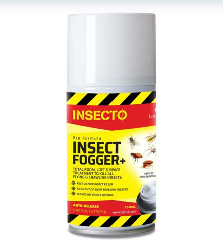 Pro Formula Insect Fogger One Time Spray- Mosquito, Bee, Wasp, Bedbug, Flies, Fleas, Spiders, Moths & Crawling Insects (Pack of 12) - Moth Control