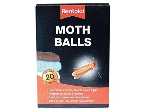 Rentokil Moth Balls (Pack of 20) - Moth Control