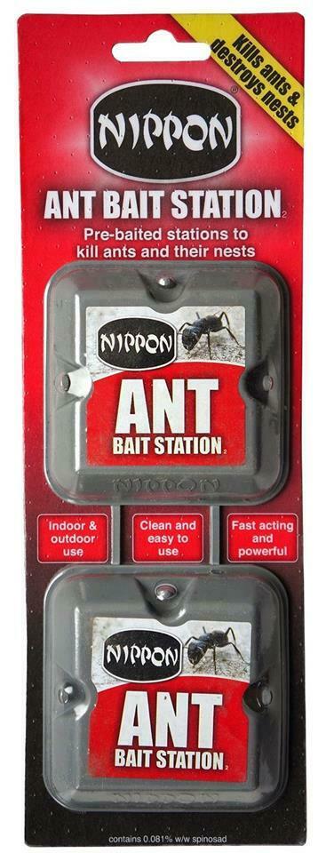 Nippon Ant Bait Station, Kill Ant , Kill Ant Nest - Pack of 2 - Moth Control