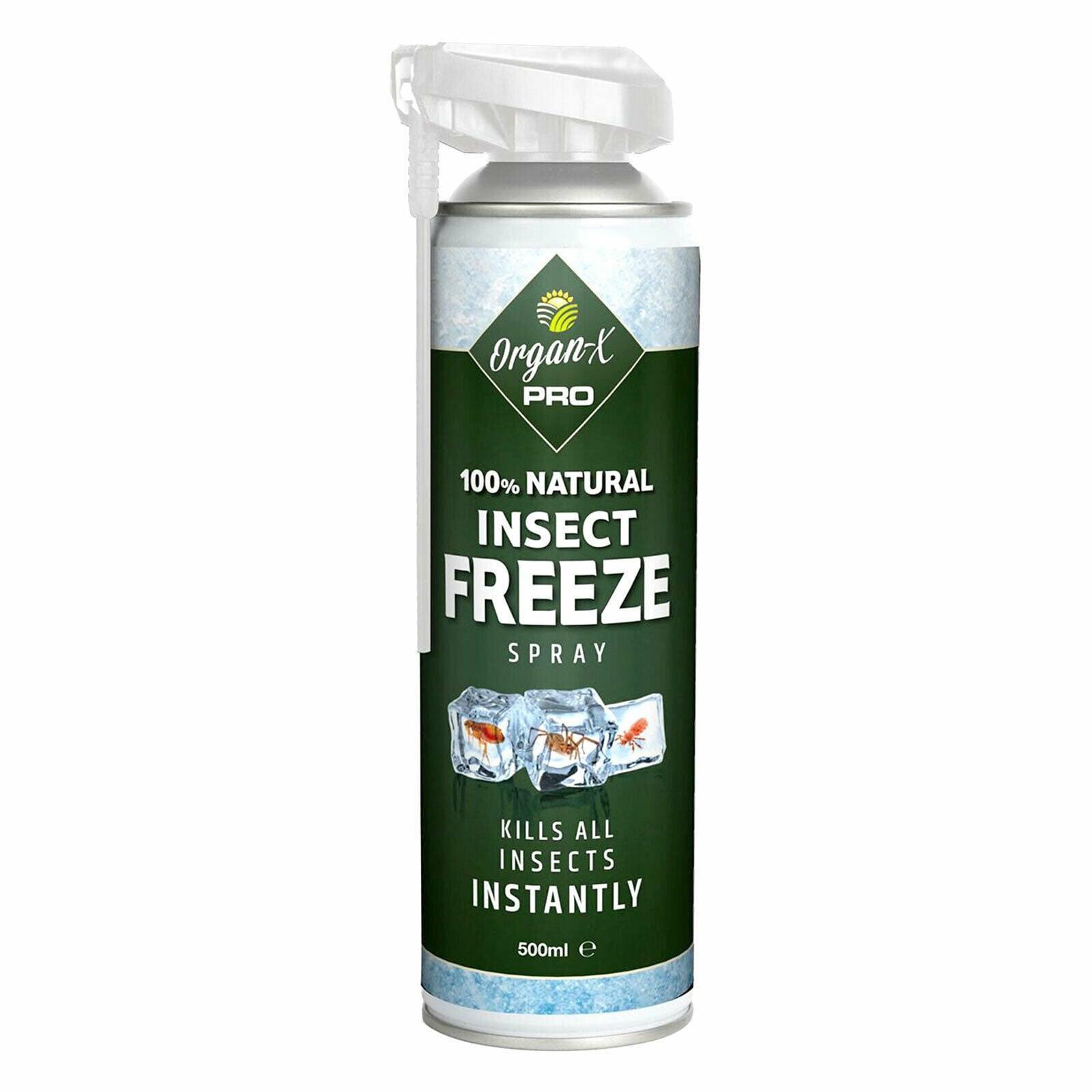 Organ X Freeze Spray Insect Killer – 500ml | Non-Toxic – Moth Control
